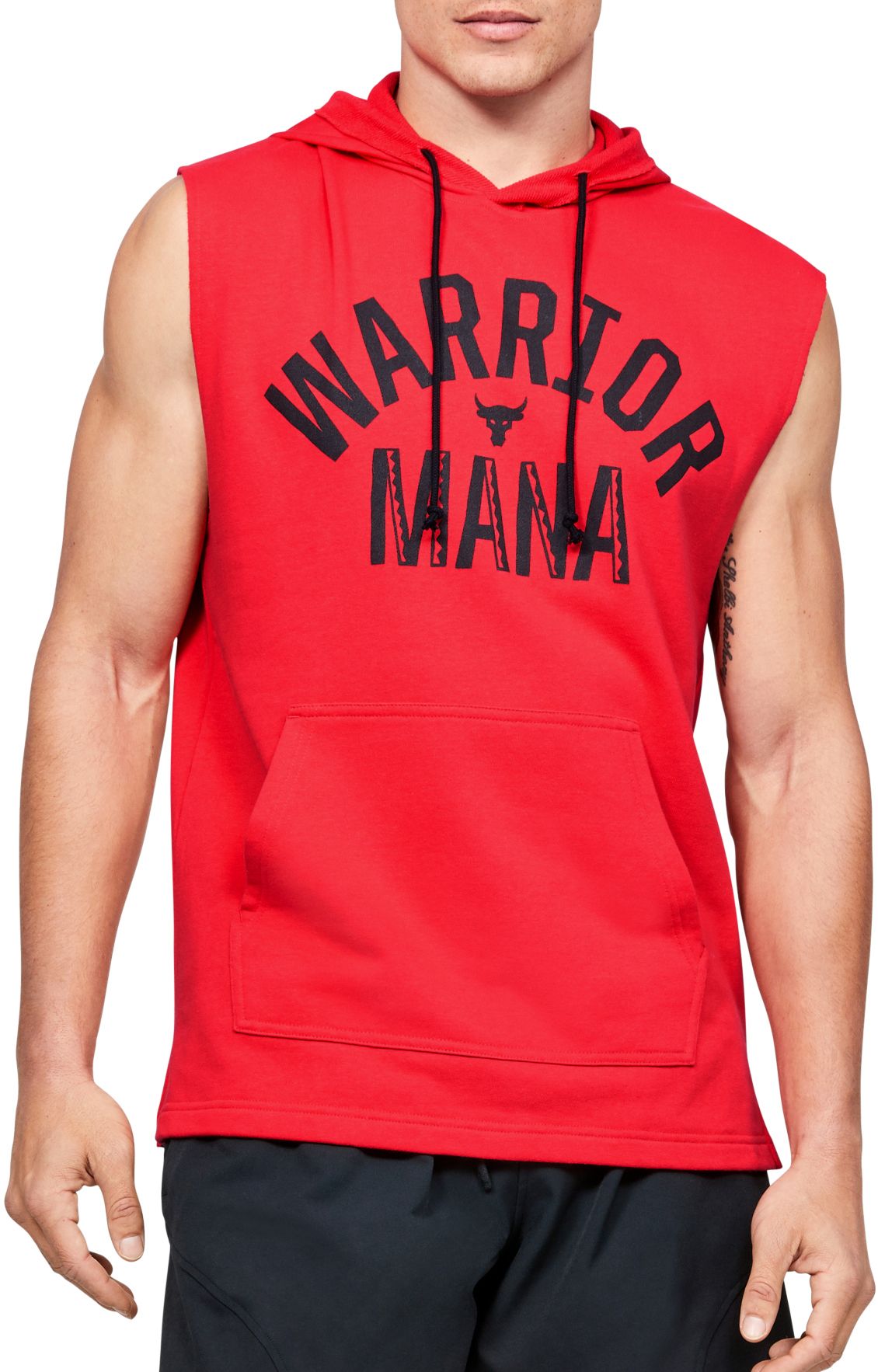 project rock hoodie sleeveless