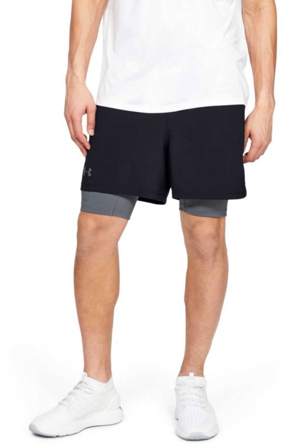 Under Armour Men's Qualifier 2-in-1 5'' Shorts