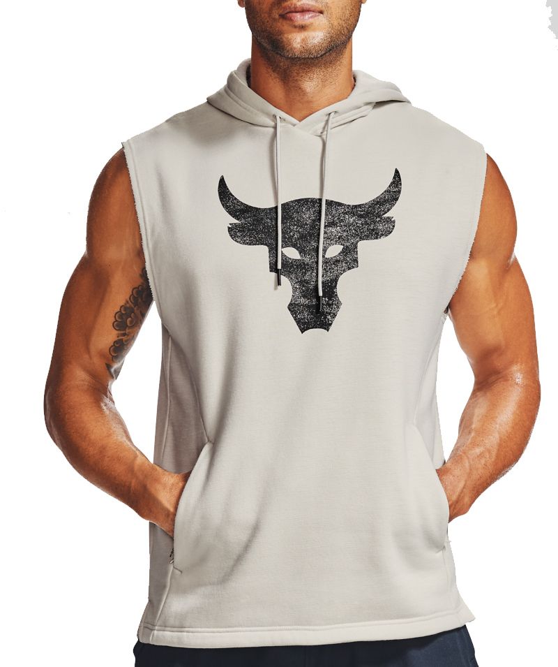 Sleeveless hoodie 2025 the rock