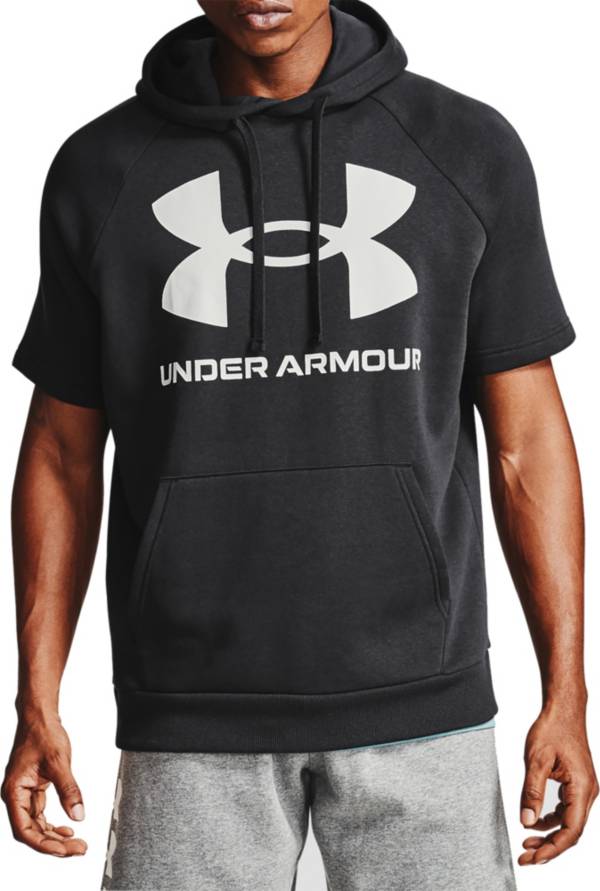 Under Armour Men's Rival Fleece Short Sleeve Hoodie