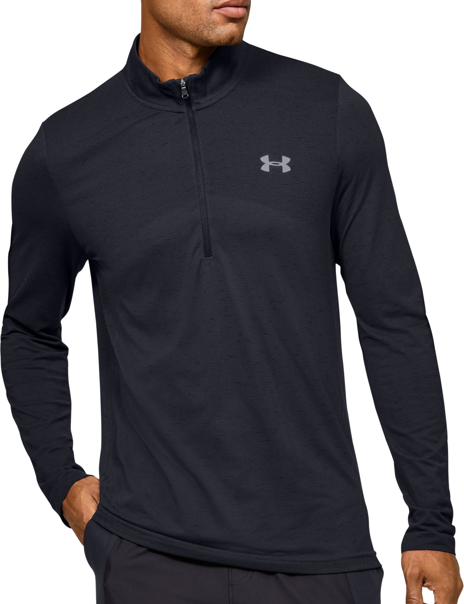 men's ua seamless long sleeve