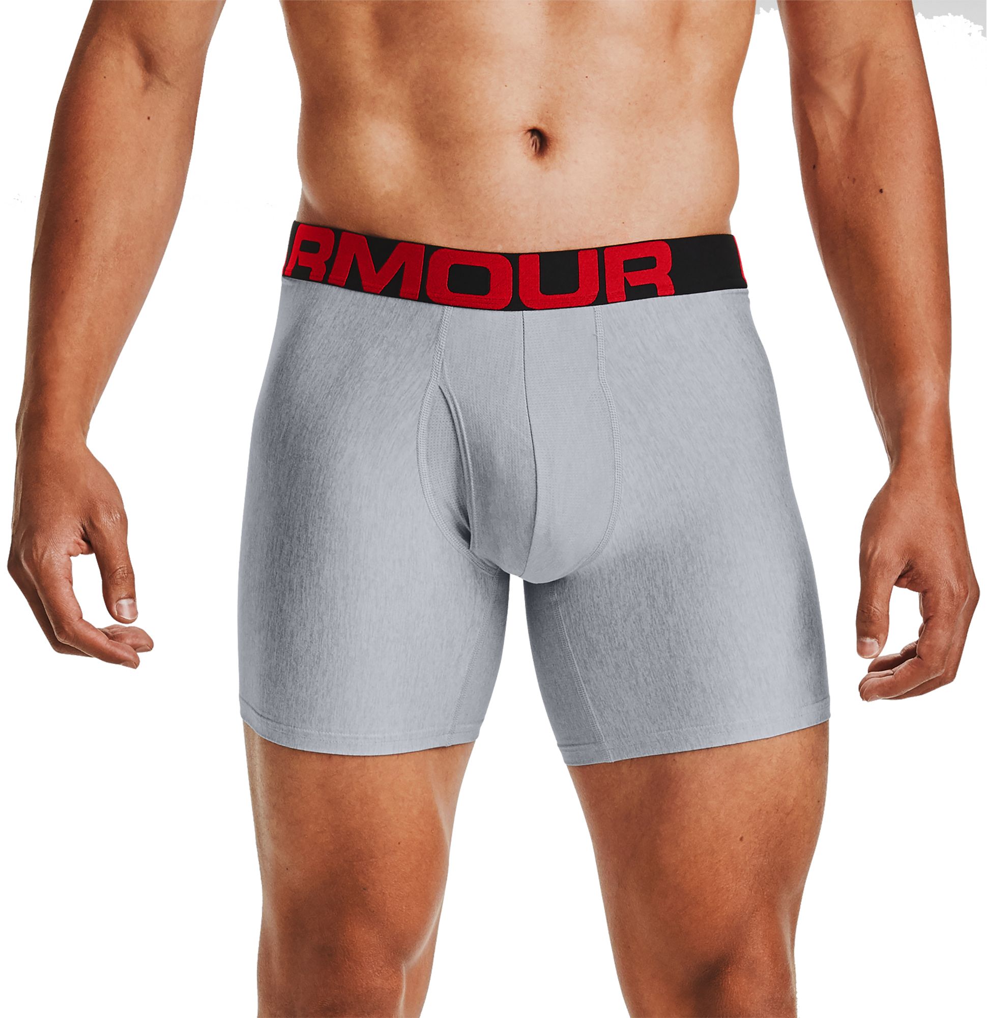 Under Armour Men's Tech 6'' Boxerjock Boxer Briefs 2-Pack