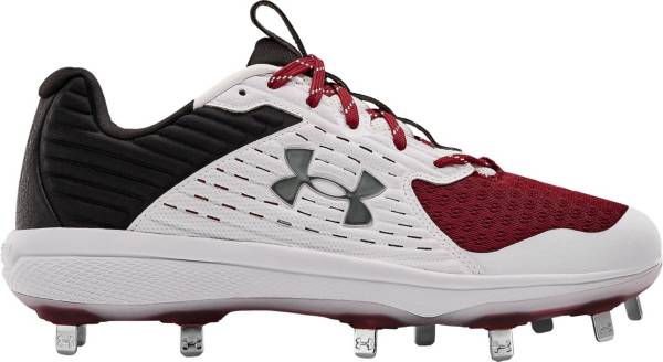 Maroon under 2025 armour baseball cleats