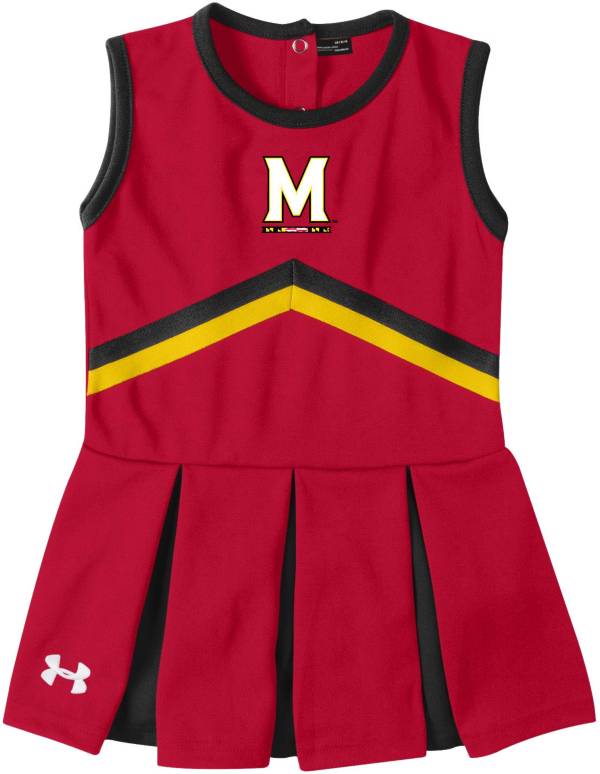 Toddler Officially Licensed NCAA Girls 2 Piece Cheer Dress Youth Girl 