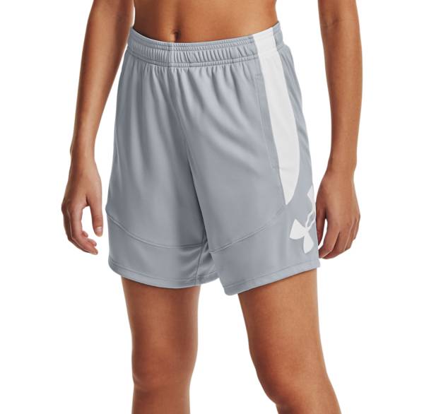Nike Women's Fly Crossover Basketball Shorts, Medium, White