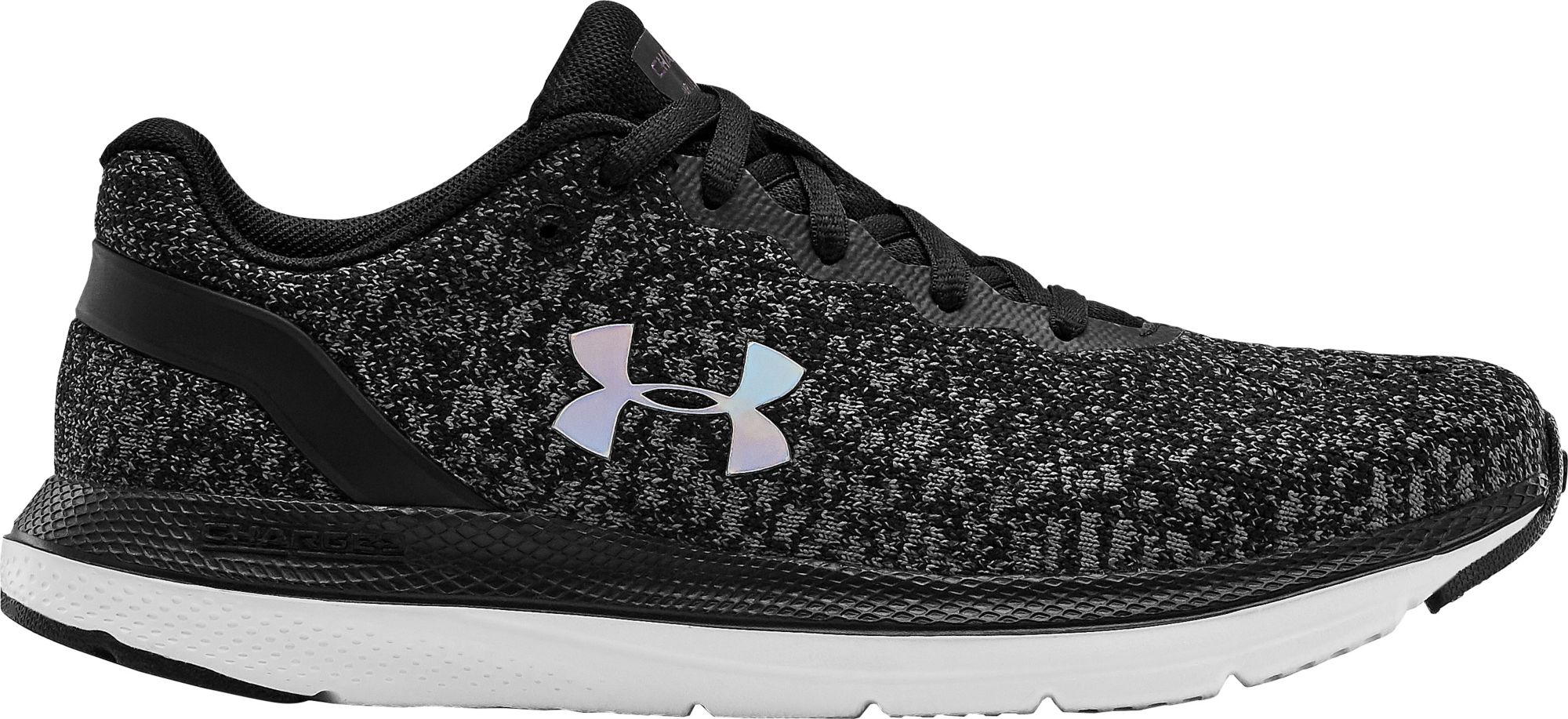 womens black and grey under armour shoes