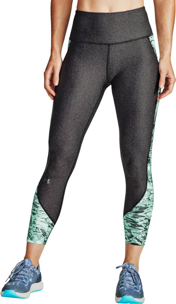 Under Armour Women's HeatGear Armour Printed Cropped Leggings