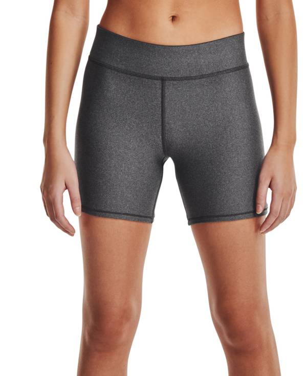 Under Armour Womens HG Long Shorts Black/White XS : : Fashion