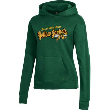 sorry, Under Armour Women's Black Hills State Yellow Jackets Green All Day Pullover Hoodie is currently out of stock