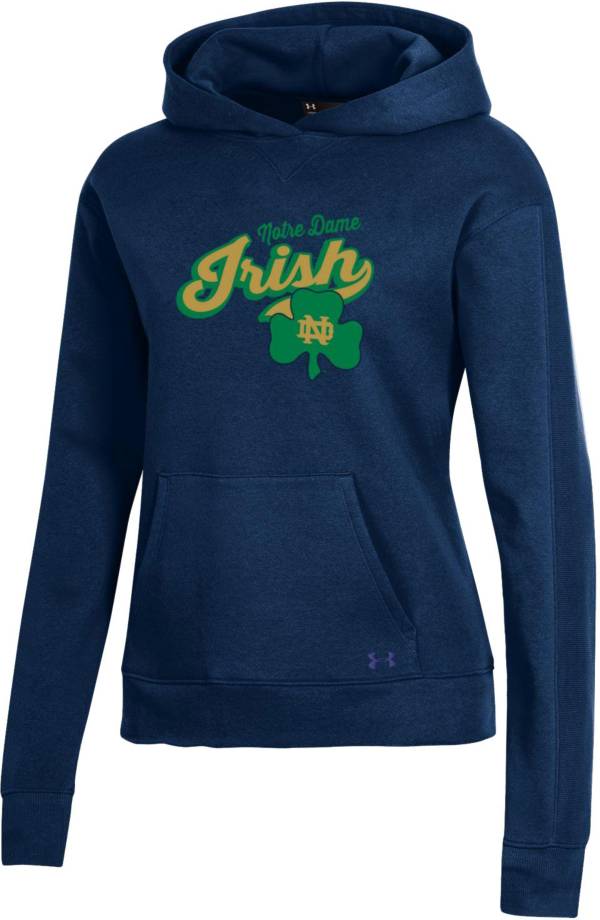 Under Armour Women's Notre Dame Fighting Irish Navy All Day Hoodie