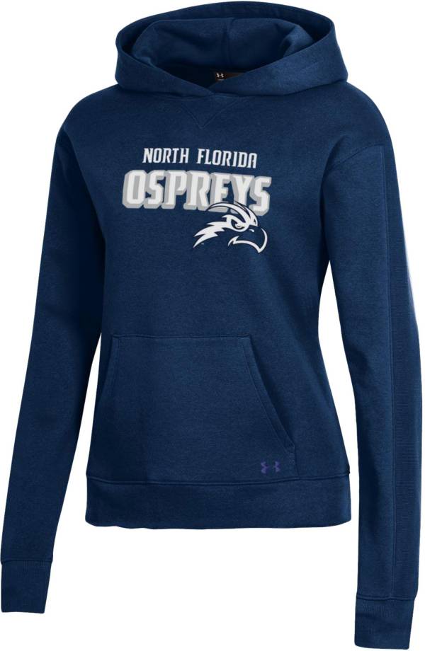 Under Armour Women's North Florida Ospreys Blue All Day Pullover Hoodie