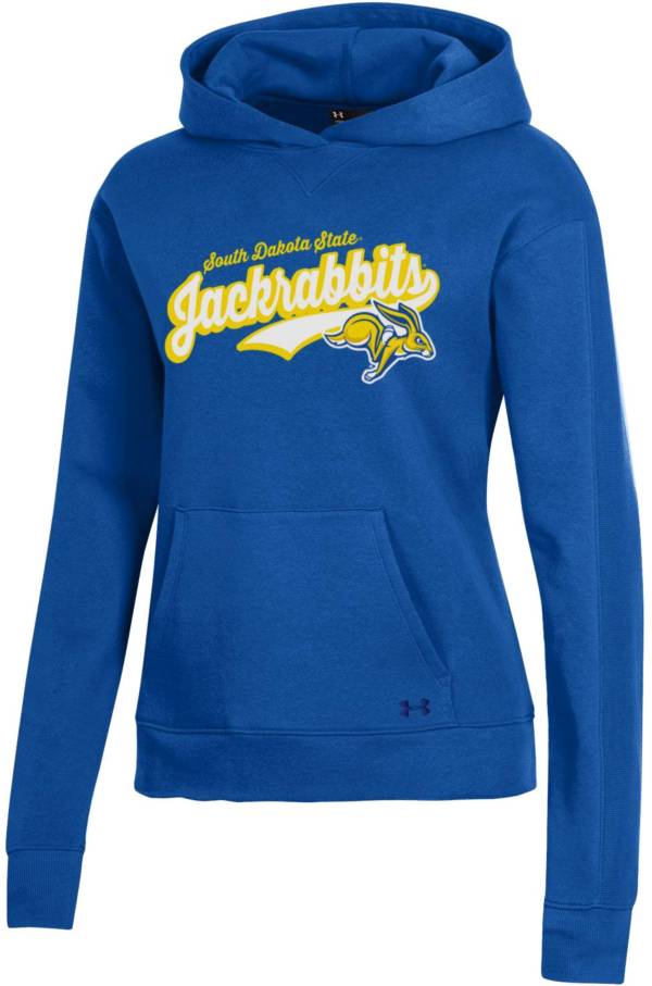 Under Armour Women's South Dakota State Jackrabbits Blue All Day Pullover Hoodie