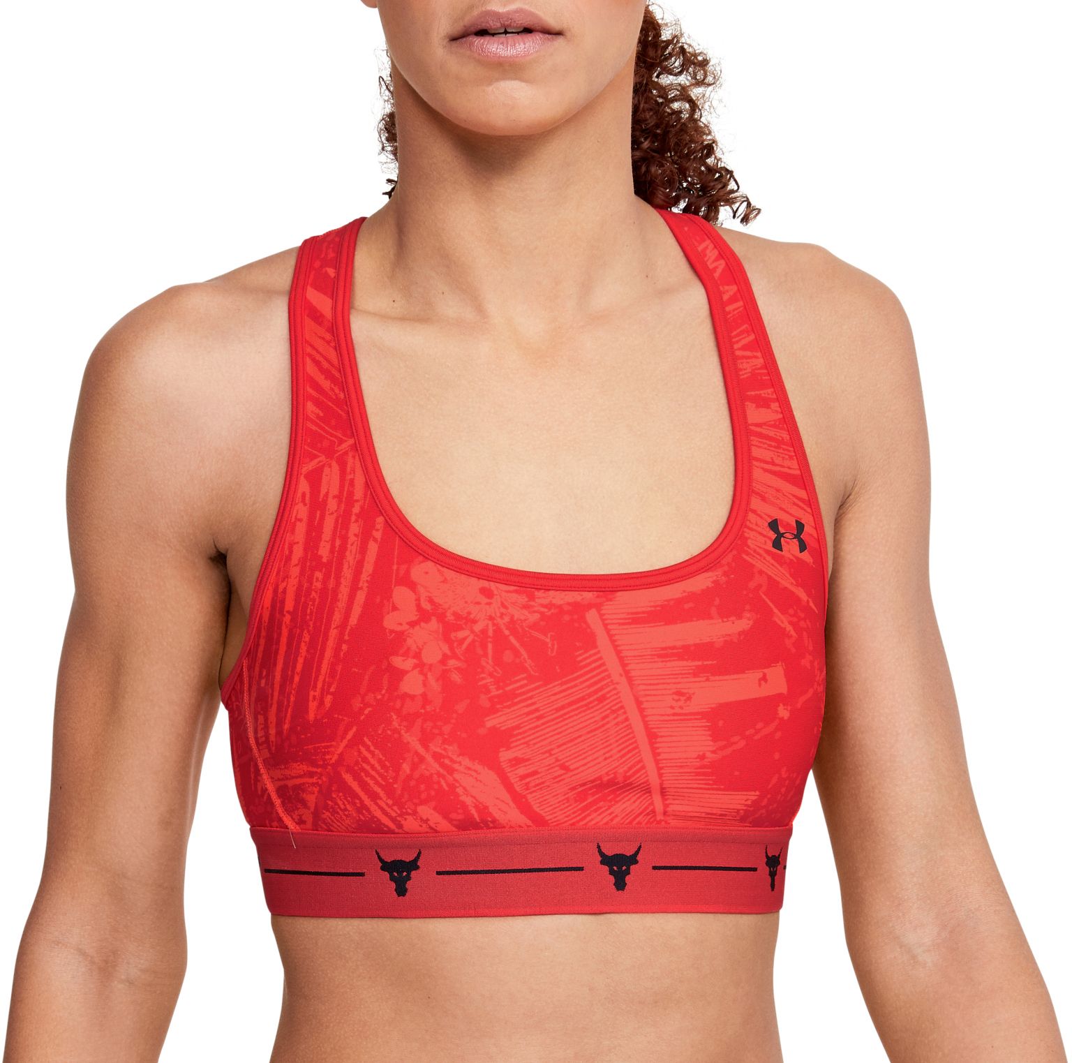 under armour red sports bra