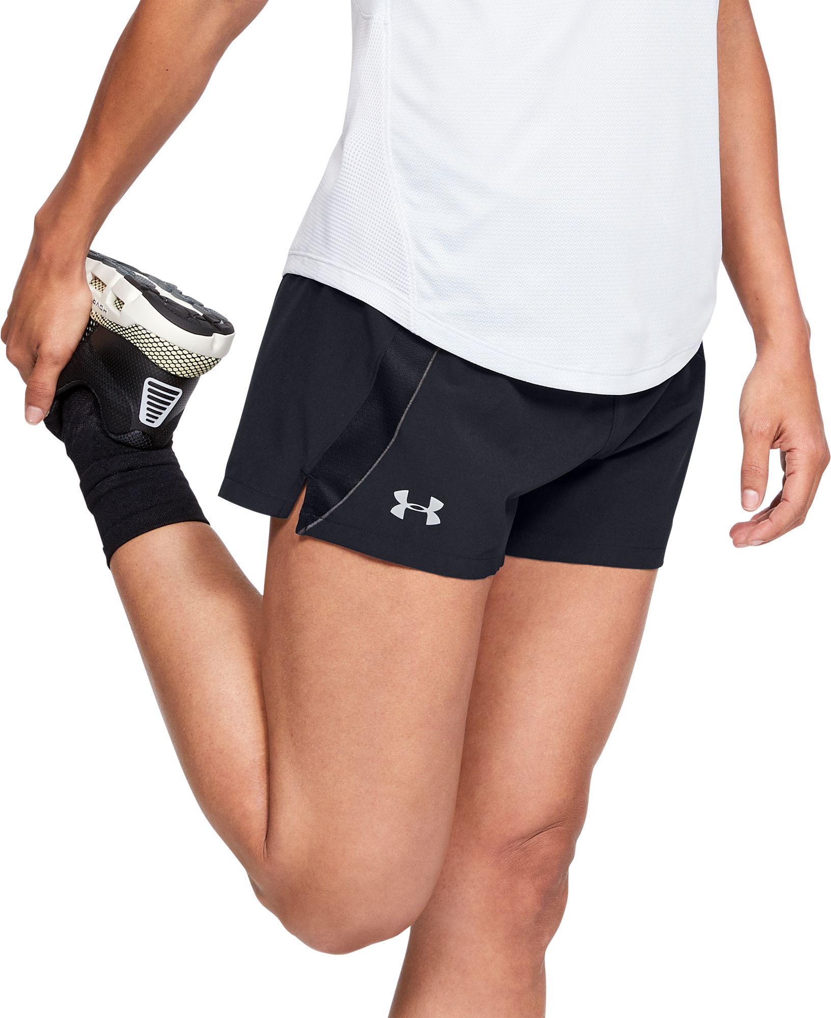 Buy UNDER ARMOUR Men Black Speedpocket Linerless 6 Running Shorts