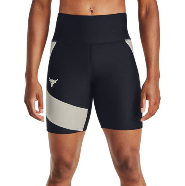 Under Armour Women's Project Rock HeatGear Bike Shorts