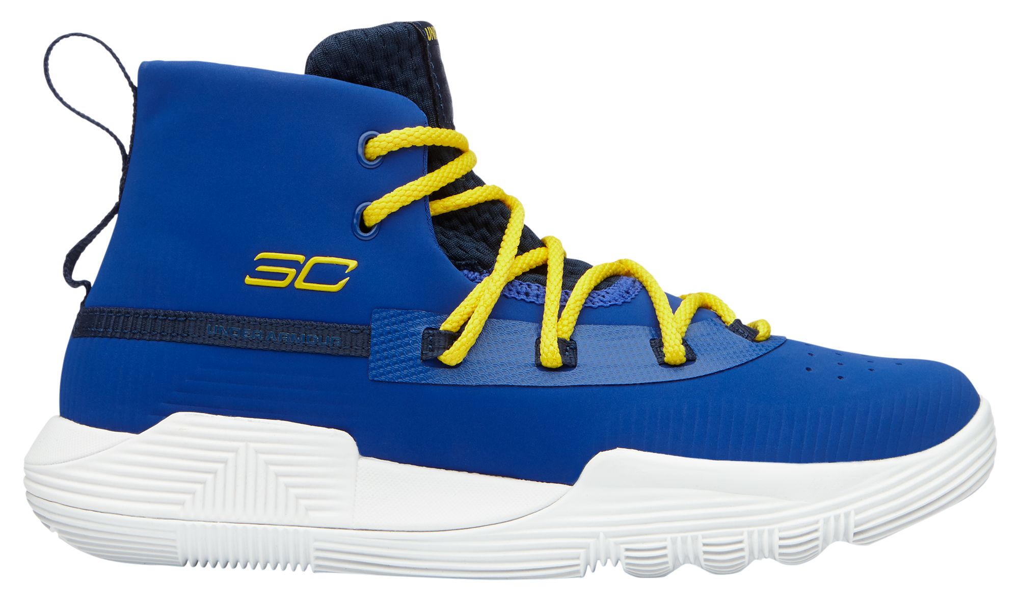 under armour blue basketball shoes