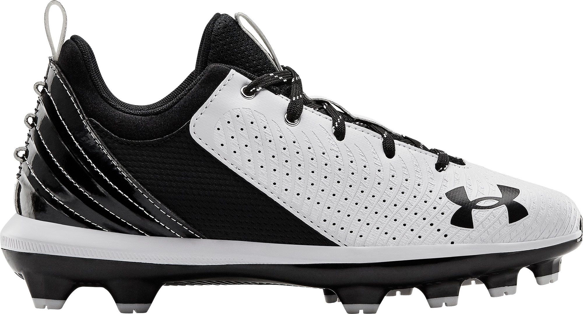 kids white baseball cleats