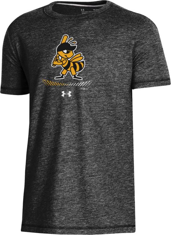 Under Armour Youth Salt Lake Bees Black Tri-Blend Performance T-Shirt