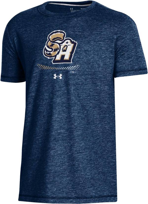 Under Armour Youth San Antonio Missions Navy Tri-Blend Performance T-Shirt