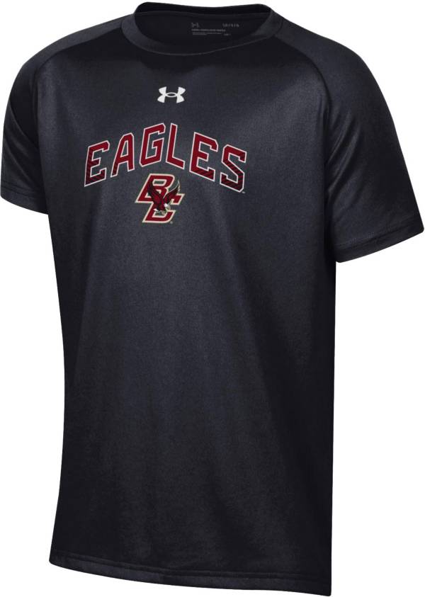 Under Armour Youth Boston College Eagles Tech Performance T-Black Shirt