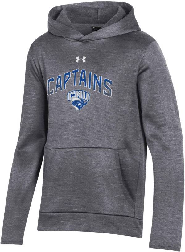 Under Armour Youth Christopher Newport Captains Grey Pullover Hoodie