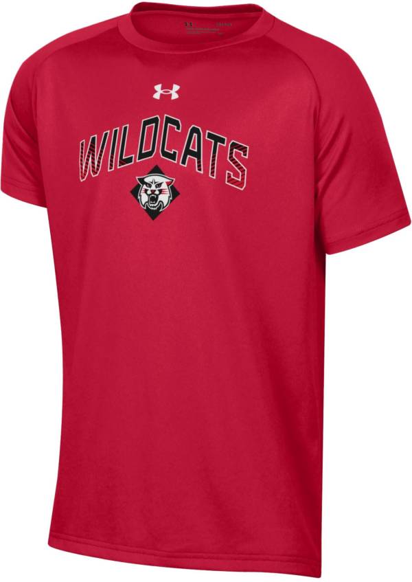 Under Armour Youth Davidson Wildcats Red Tech Performance T-Shirt