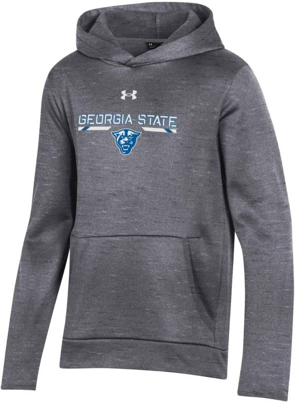 Under Armour Youth Georgia State Panthers Grey Armour Fleece Pullover Performance Hoodie