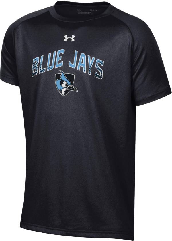 Under Armour Youth Johns Hopkins Blue Jays Tech Performance Black T-Shirt