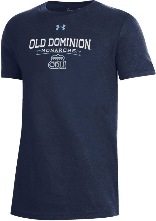 Under Armour Youth Old Dominion Monarchs Blue Performance Cotton T-Shirt