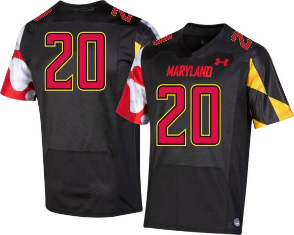 Under Armour Youth Maryland Terrapins #20 Black Replica Football Jersey product image