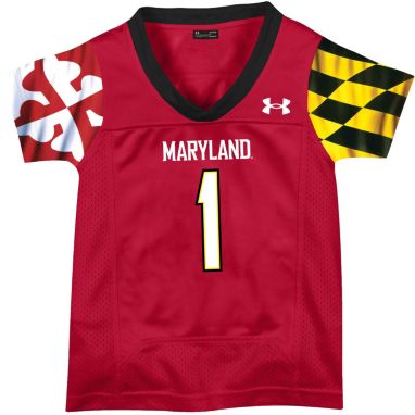 sorry, Under Armour Toddler Maryland Terrapins #1 Red Replica Football Jersey is currently out of stock