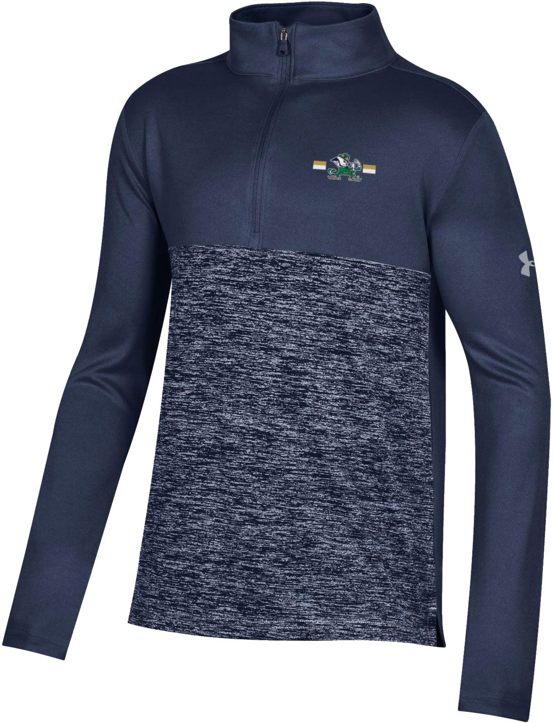 notre dame under armour quarter zip