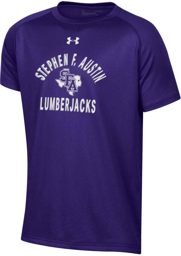 Under Armour Youth Stephen F. Austin Lumberjacks Purple Tech Performance T-Shirt