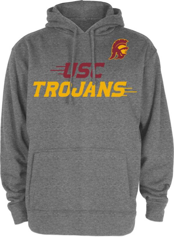 USC Authentic Apparel Men's USC Trojans Grey Pullover Hoodie