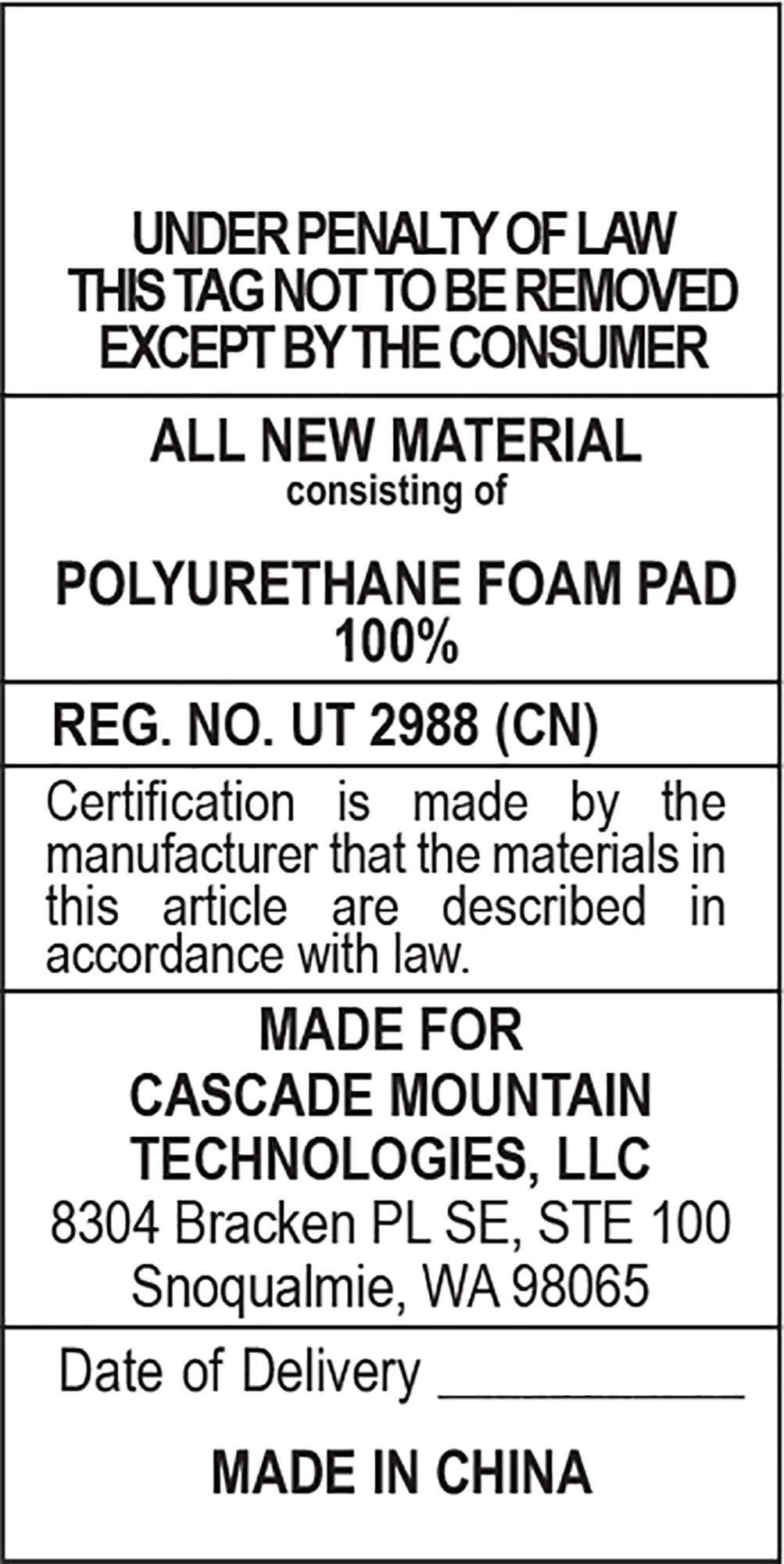 Cascade Mountain Tech Ultralight Steel Stadium Seat with Strap product image