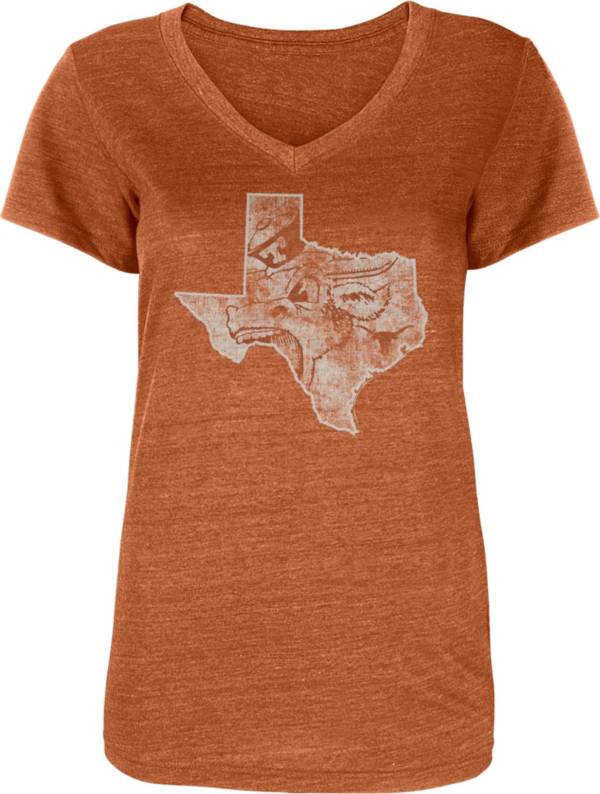 University of Texas Authentic Apparel Women's Texas Longhorns Burnt Orange Zula T-Shirt