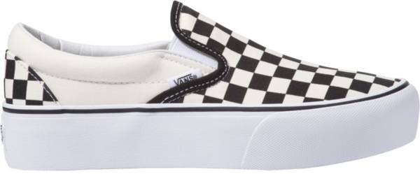 platform checkered vans womens