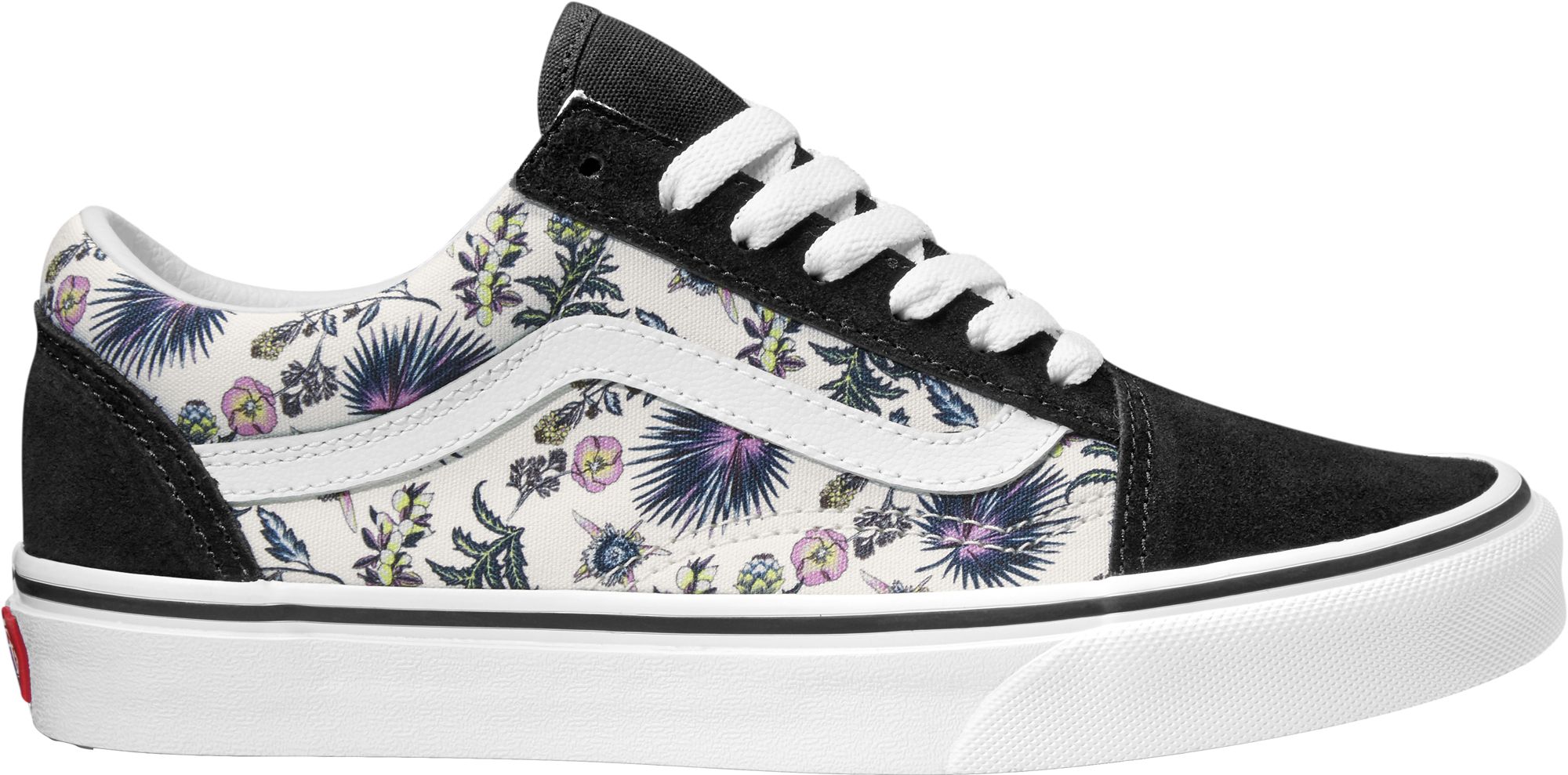 womens floral vans shoes