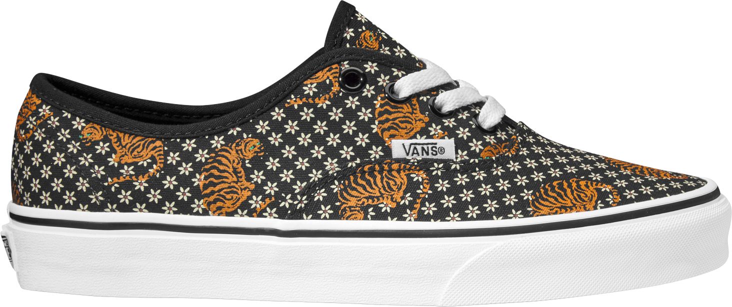 vans authentic floral print shoes