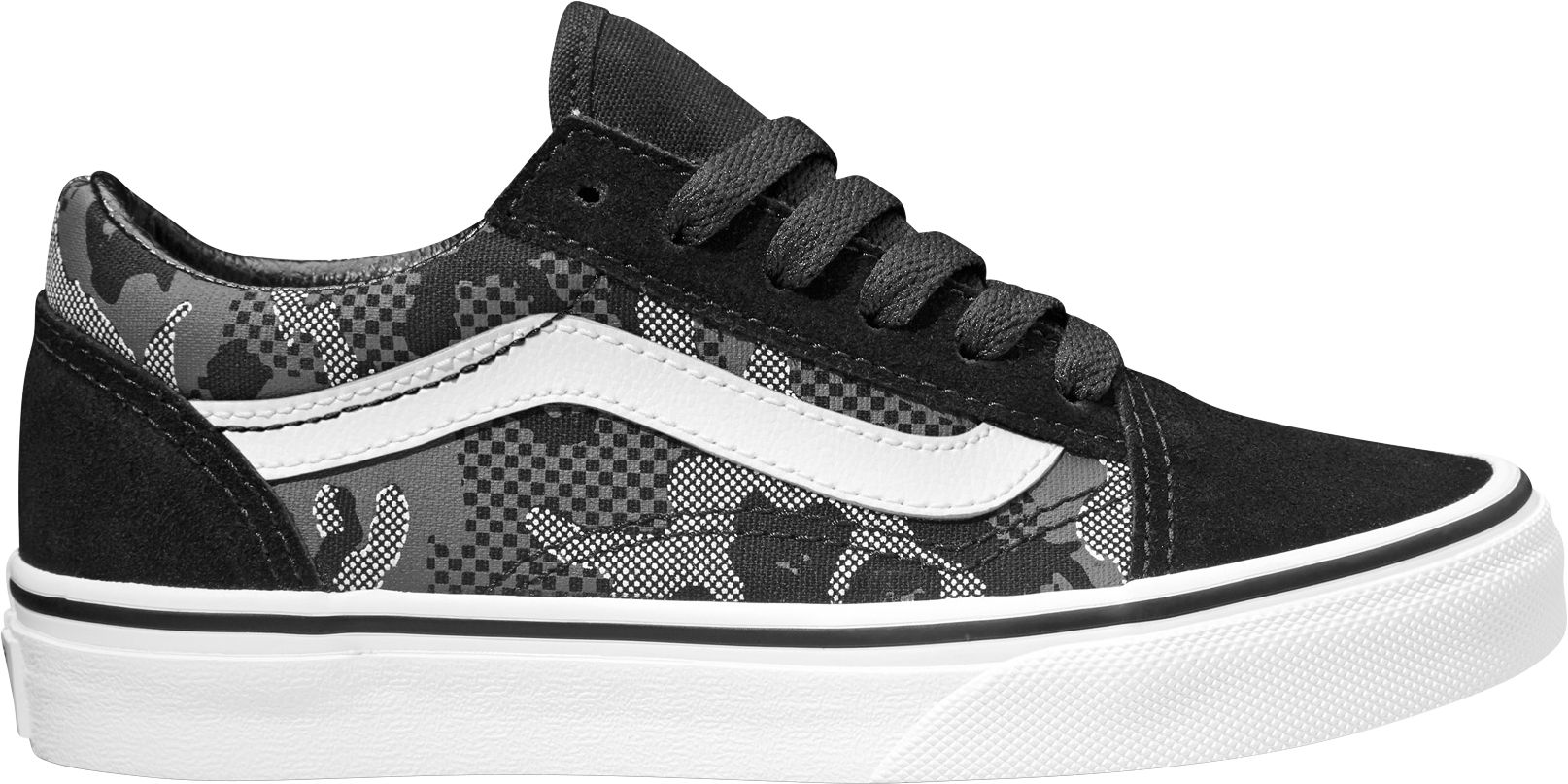 vans black camo shoes