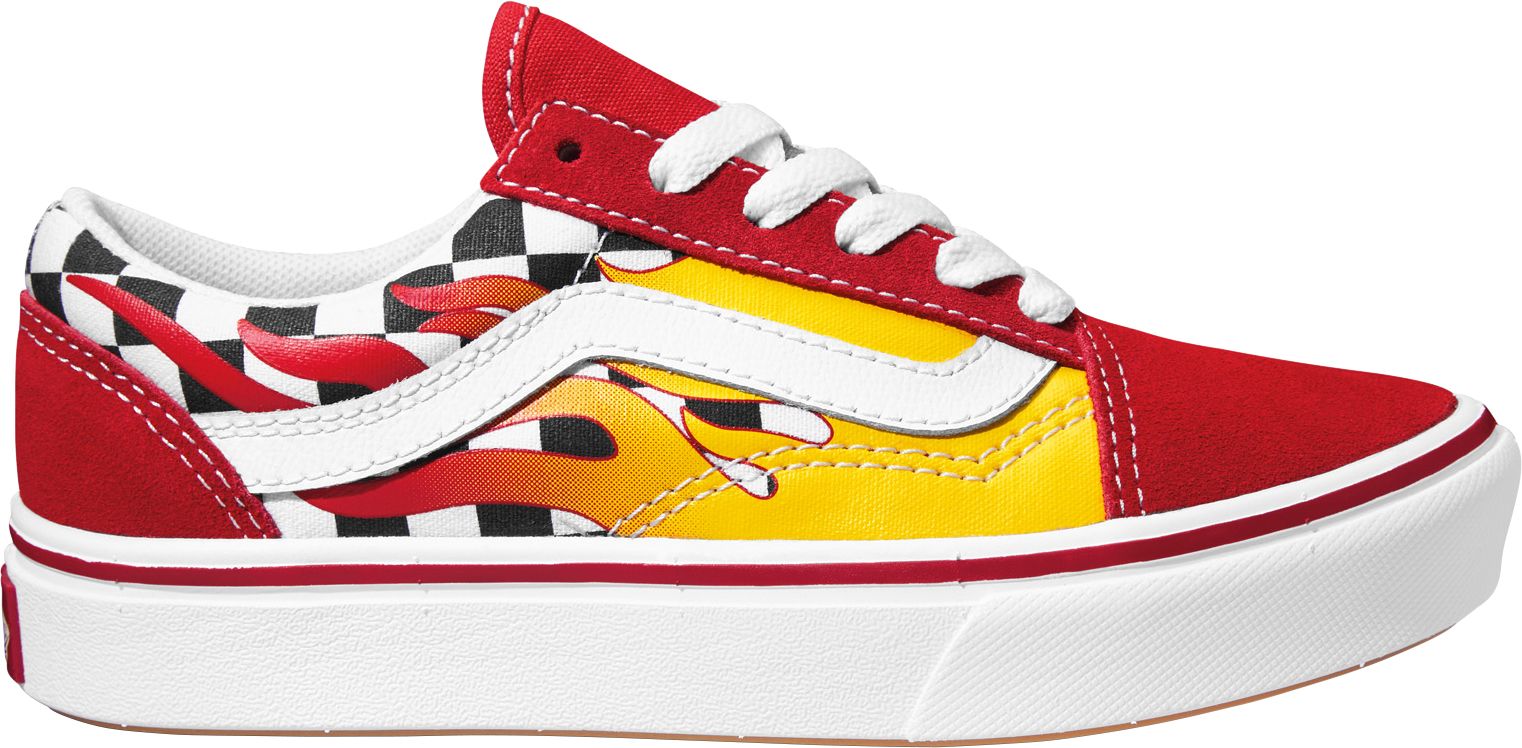 vans flames kids