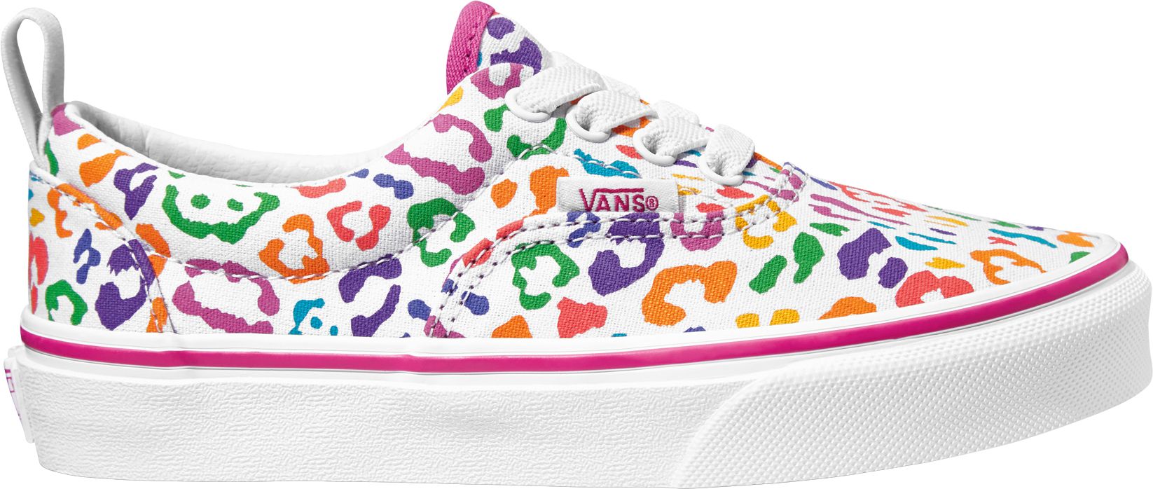 rainbow checkerboard vans grade school