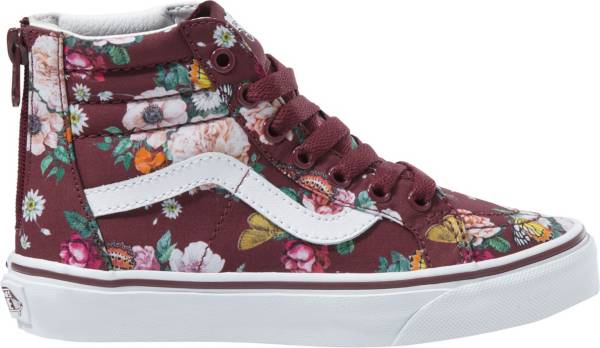 Vans Kids' Grade School Floral SK8-Hi Zip Shoes
