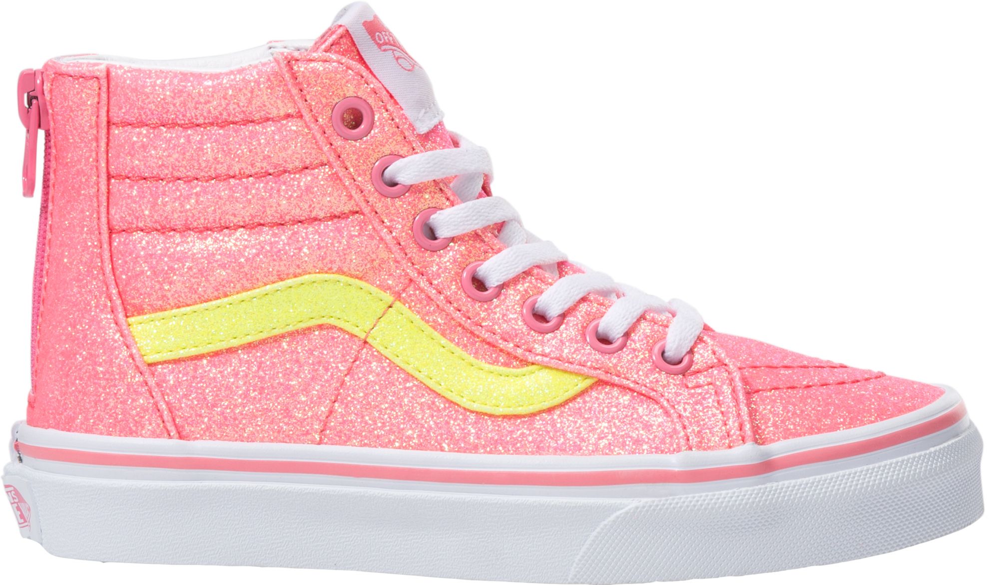 sk8 hi zip glitter sneaker