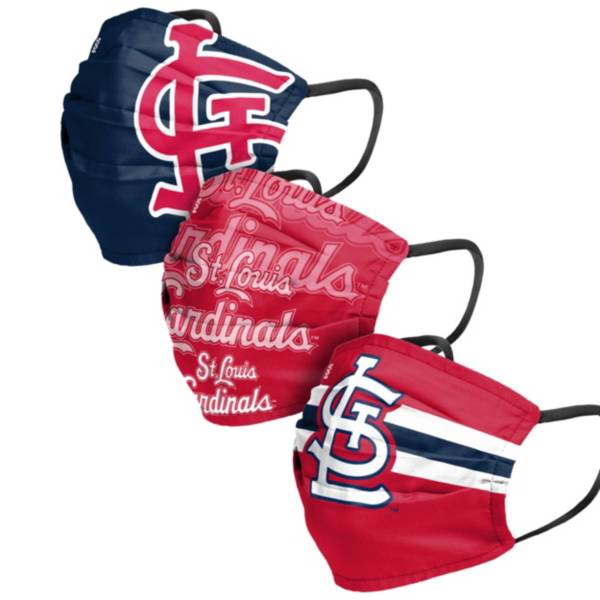 FOCO Adult St. Louis Cardinals 3-Pack Face Coverings product image