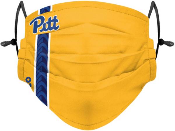 FOCO Adult Pitt Panthers On-Field Sideline Adjustable Face Covering