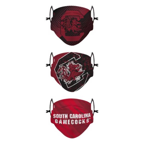 FOCO Youth South Carolina Gamecocks 3-Pack Face Coverings product image