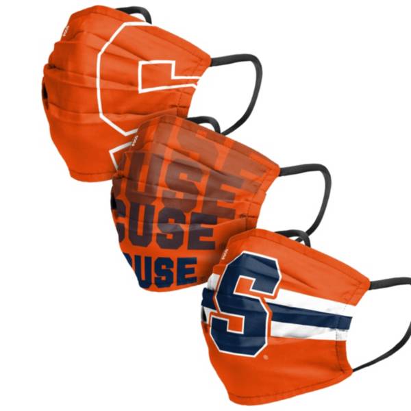 FOCO Adult Syracuse Orange 3-Pack Matchday Face Coverings