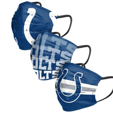 sorry, FOCO Adult Indianapolis Colts 3-Pack Matchday Face Coverings is currently out of stock