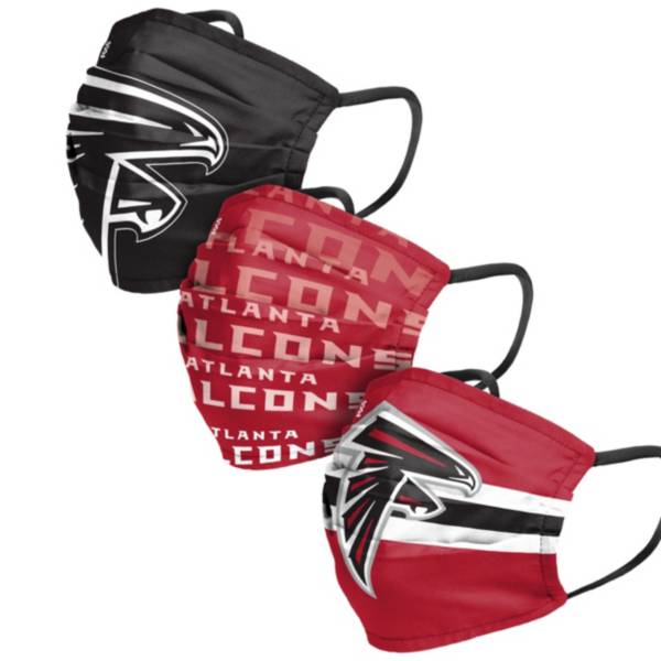 FOCO Adult Arizona Cardinals 3-Pack Matchday Face Coverings